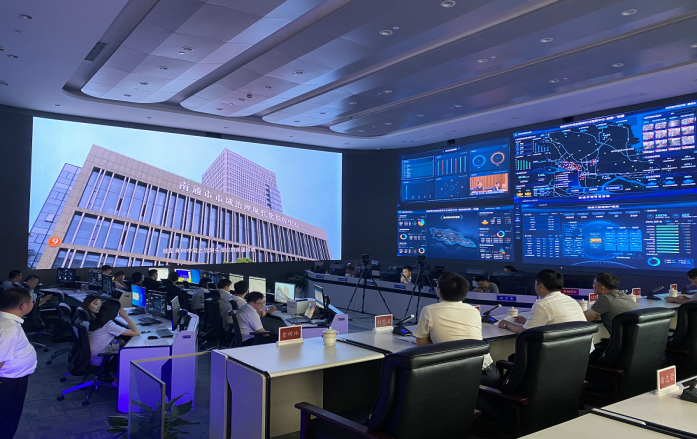 海盟高科建設(shè)的南通市市域治理指揮中心2 海盟高科建設(shè)的南通市市域治理指揮中心2